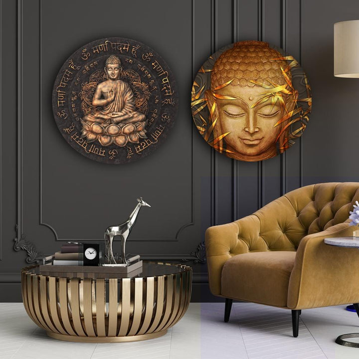 Buddha's Peaceful Features (Matte Finish) - The Artment