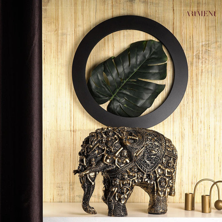 Carved for Rusticity Elephant Table Accent - The Artment