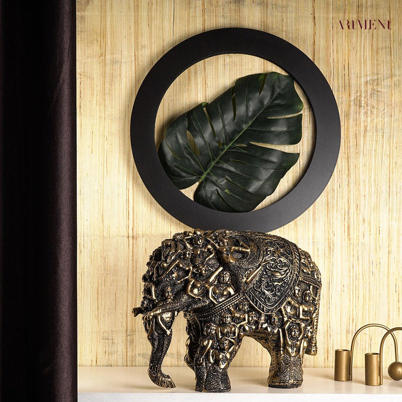 Carved for Rusticity Elephant Table Accent - The Artment