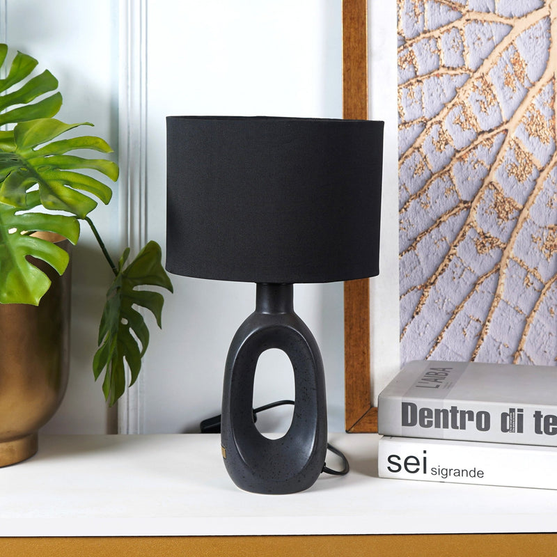 Celestial Void: The Ceramic Masterpiece Lamp - The Artment