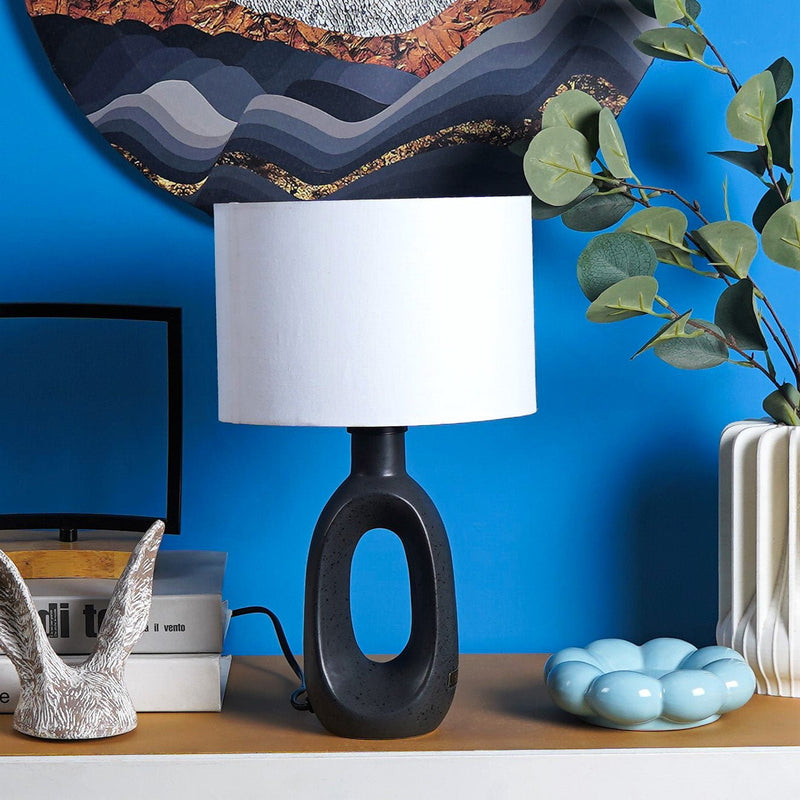 Celestial Void: The Ceramic Masterpiece Lamp - The Artment