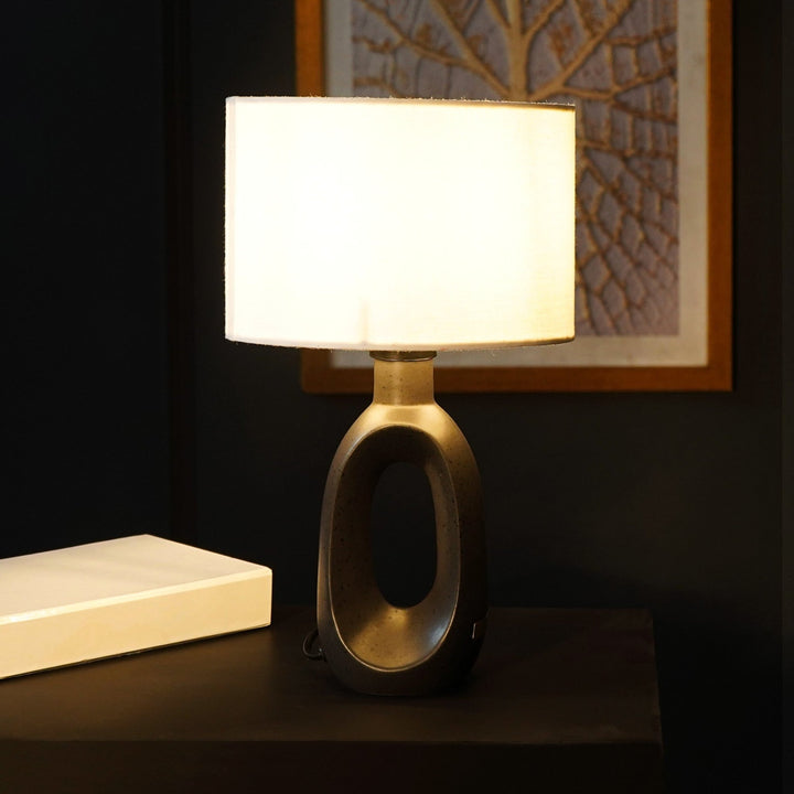 Celestial Void: The Ceramic Masterpiece Lamp - The Artment