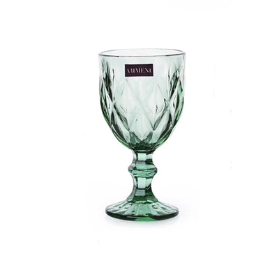 Checked Chalice Wine Goblets Gift Box - The Artment