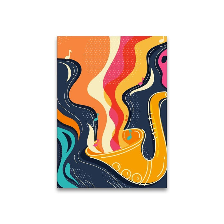 Cheerful Musical World Canvas (Matte Finish) - The Artment