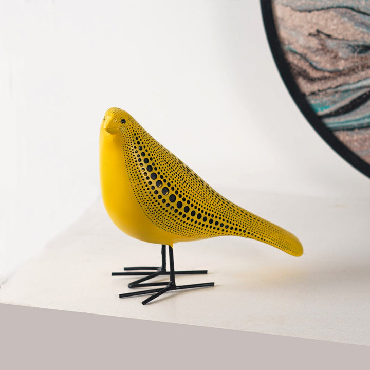 Cosmic Dots: Avian Resin Sculpture - The Artment