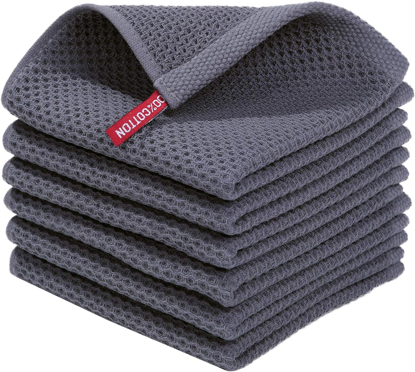 CozyWeave Towels 100 Cotton Waffle Weave Kitchen Dish Cloth Set of The Artment