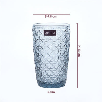 Criss - Cross Impressions Tumbler Glasses - The Artment