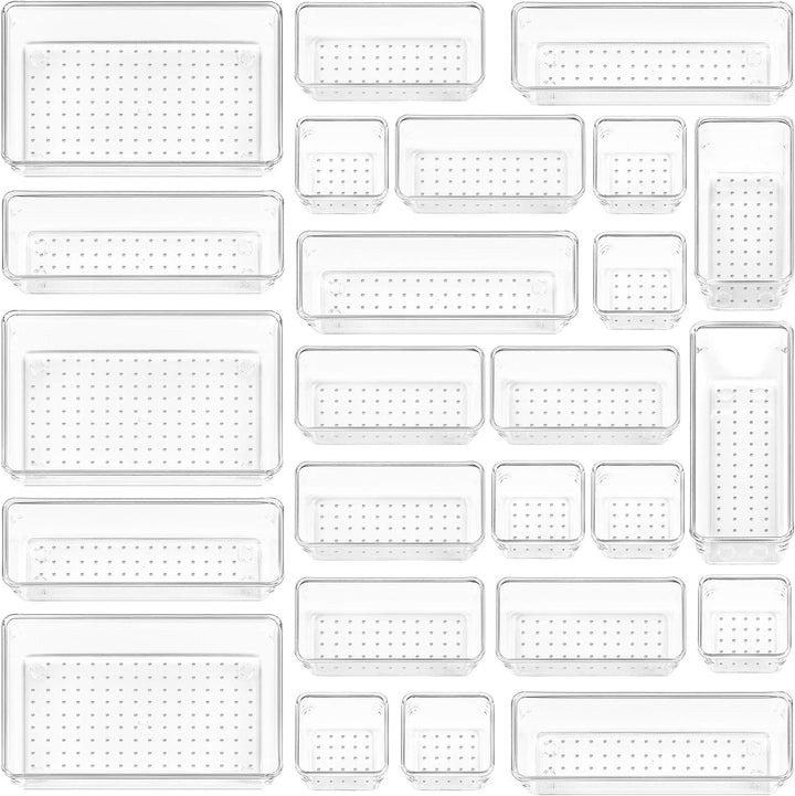 Crystal Clarity Organizer Trays - The Artment