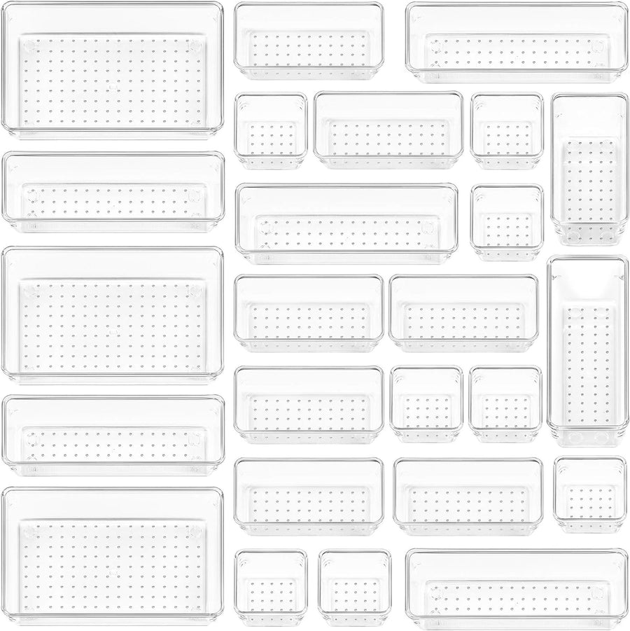 Crystal Clarity Organizer Trays - The Artment