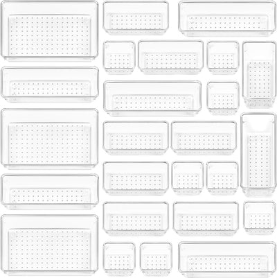 Crystal Clarity Organizer Trays - The Artment
