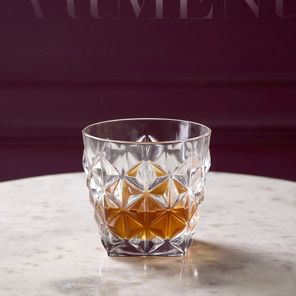 Crystal Diamond Cut Glass - The Artment