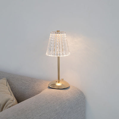 Crystal Diamond Metal Table Lamp - The Artment