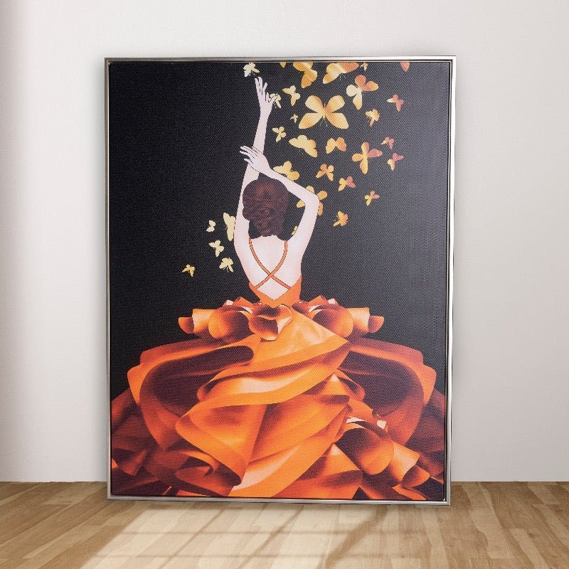 DANCING GIRL WALL PAINTING - The Artment