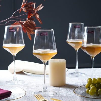 Diamond Edge Wine Glass Set - The Artment