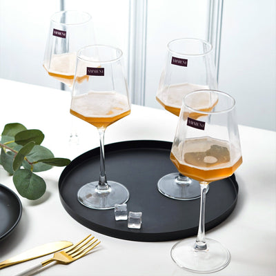 Diamond Edge Wine Glass Set - The Artment