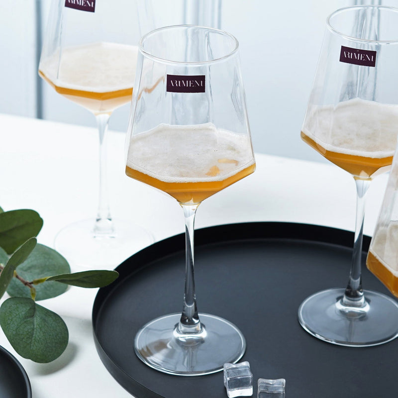 Diamond Edge Wine Glass Set - The Artment