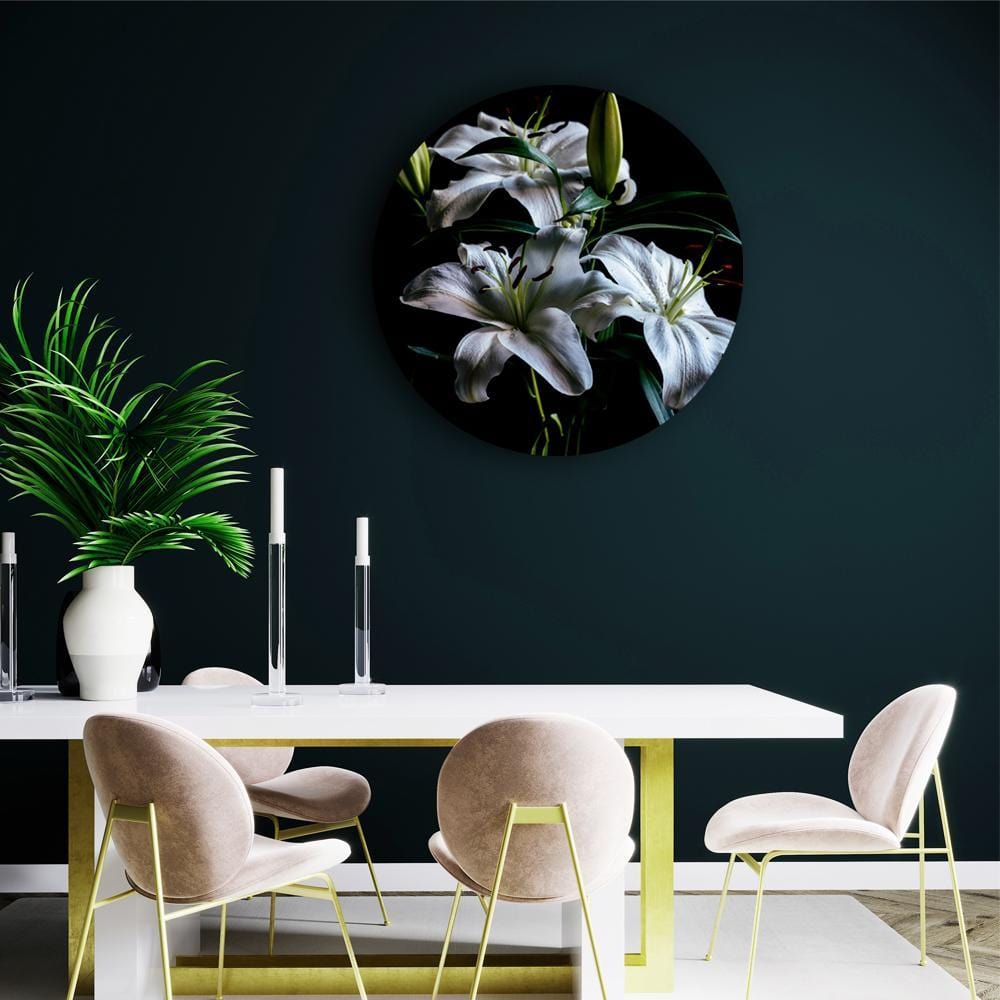 Dramatic Madonna Lily Canvas (Matte Finish) - The Artment