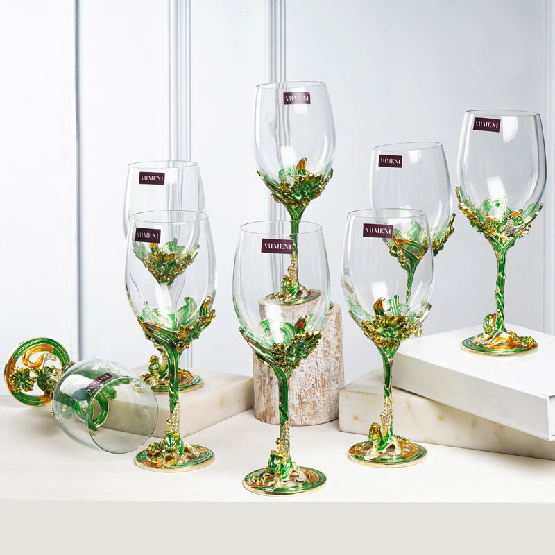 Emeraldware Wine Glass - The Artment