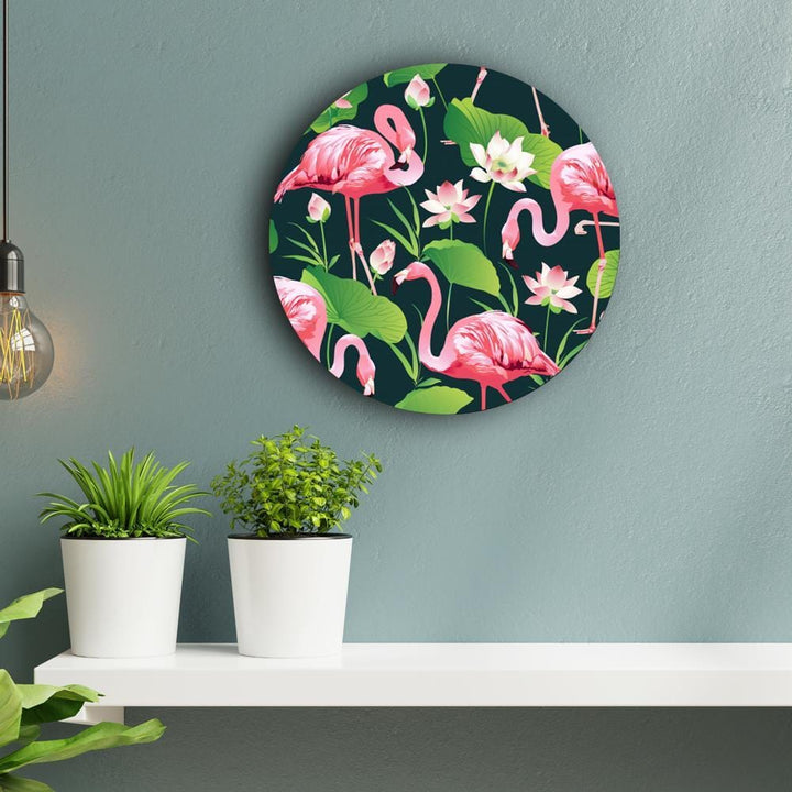 Feet Up Flamingos Canvas (Matte Finish) - The Artment