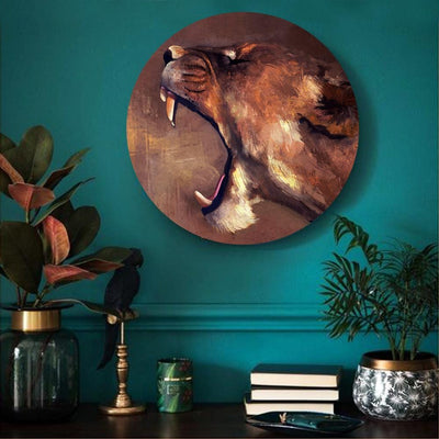 Fierce Lion and Lioness Canvas (Matte Finish) - The Artment