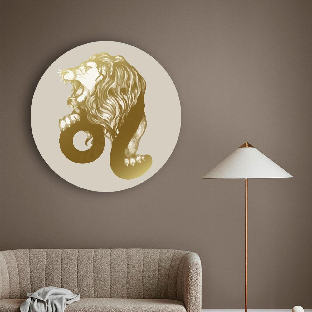 Fiery Leo - Zodiac Canvas (Matte Finish) - The Artment