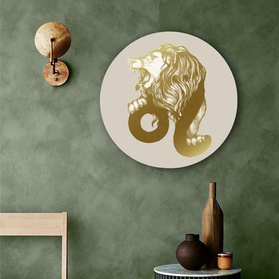 Fiery Leo - Zodiac Canvas (Matte Finish) - The Artment