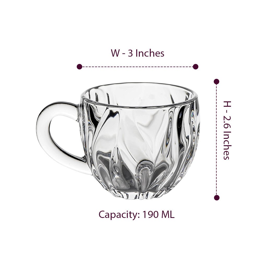 Fire Of Passion Tea Cup Set (Set of 6) - The Artment