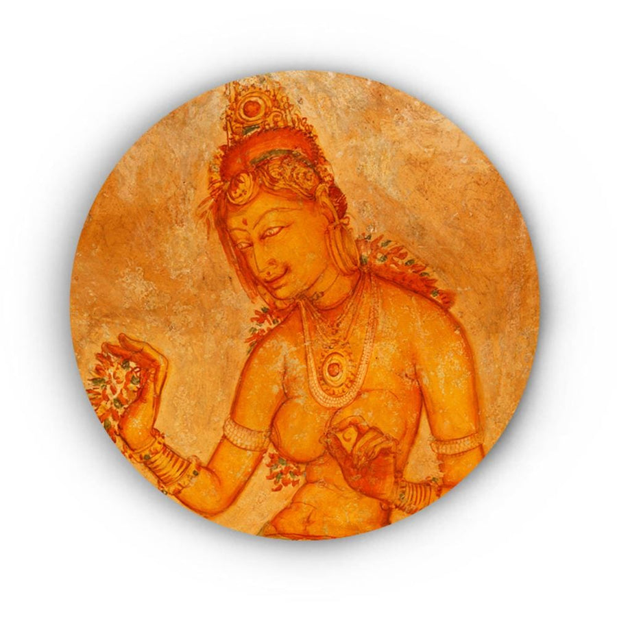 Fresco of Anuradhapura Canvas (Matte Finish) - The Artment