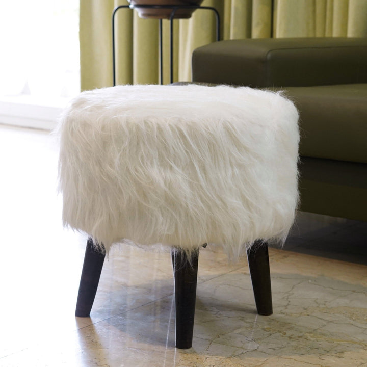 Furry Lox Shaggy Stool - The Artment