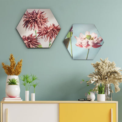 Garden of Blushing Flowers Canvas (Matte Finish) - The Artment