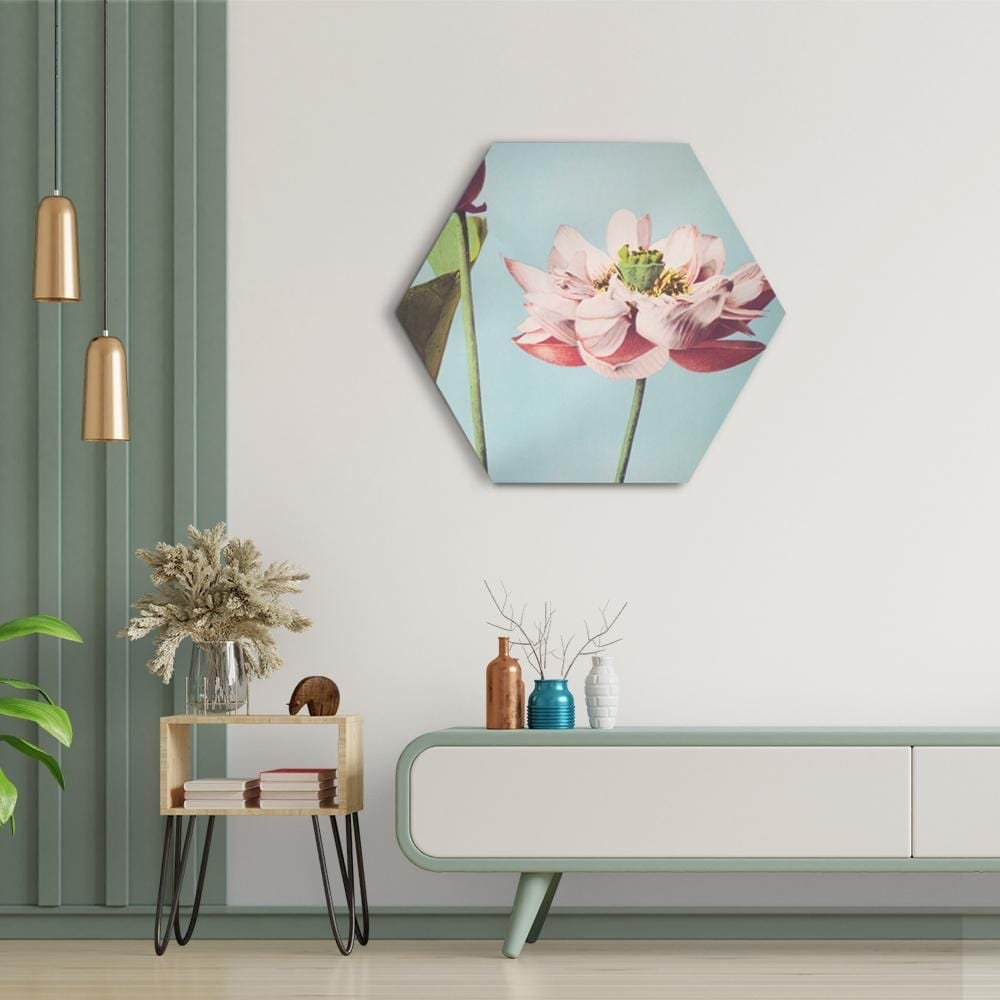 Garden of Blushing Flowers Canvas (Matte Finish) - The Artment