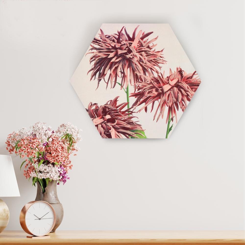 Garden of Blushing Flowers Canvas (Matte Finish) - The Artment