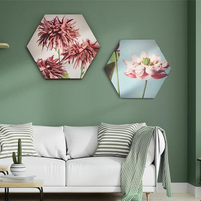 Garden of Blushing Flowers Canvas (Matte Finish) - The Artment