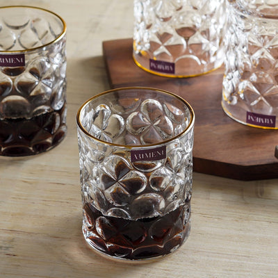 Gilded Bubble Symphony Whiskey Glasses - The Artment