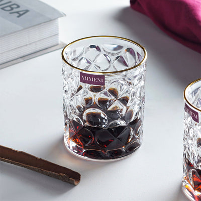 Gilded Bubble Symphony Whiskey Glasses - The Artment