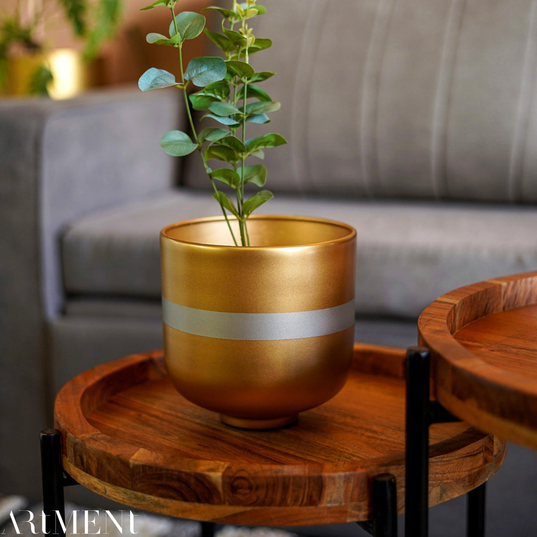 Glimmering Garden Gem Metal Planter - The Artment