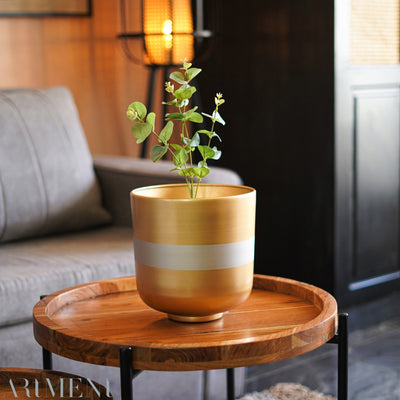 Glimmering Garden Gem Metal Planter - The Artment