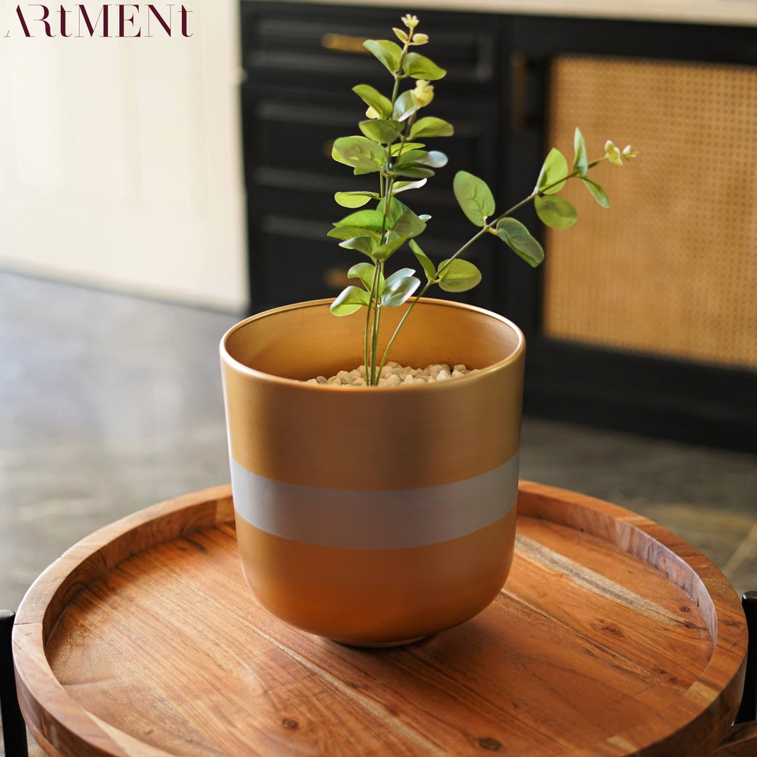 Glimmering Garden Gem Metal Planter - The Artment