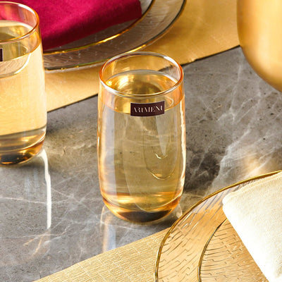 Golden Aura Water Glasses - The Artment