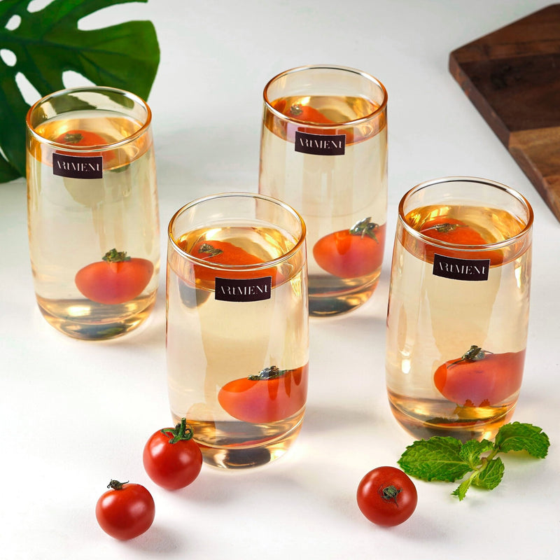 Golden Aura Water Glasses - The Artment