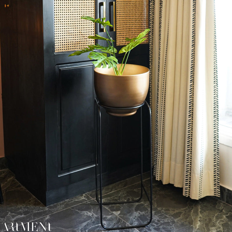 Golden Heights Floor Planter - The Artment