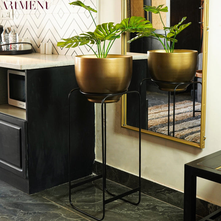 Golden Heights Floor Planter - The Artment