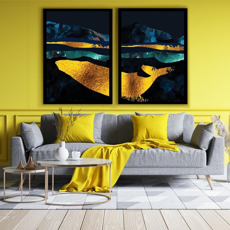 Golden King of the Sea Canvas (Matte Finish) - The Artment