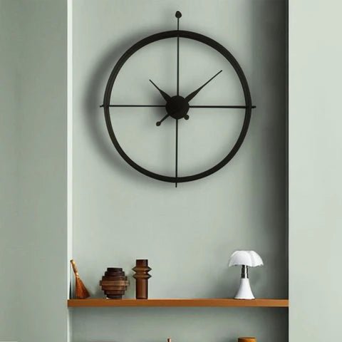 Golden Scarlett Minimalist Wall Clock - The Artment