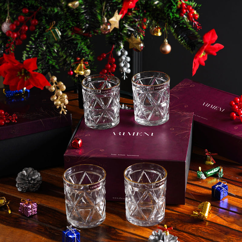 Harmony Whiskey Glass Set GIft Box (Set of 4) - The Artment