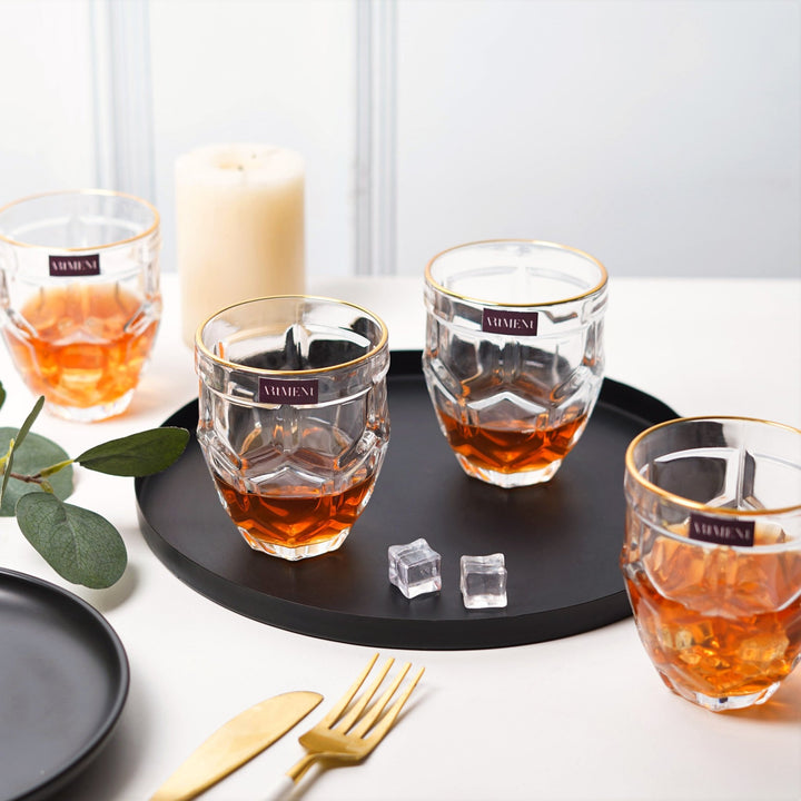 HexaHoney Whiskey Glass - The Artment