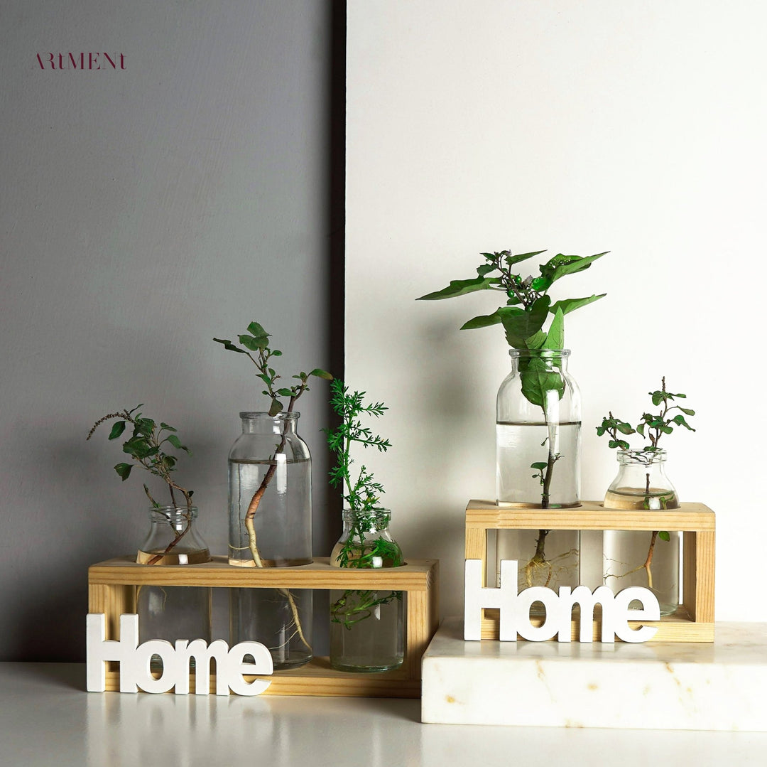 Home Glass Tube Vase Set - The Artment