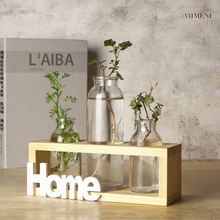 Home Glass Tube Vase Set - The Artment