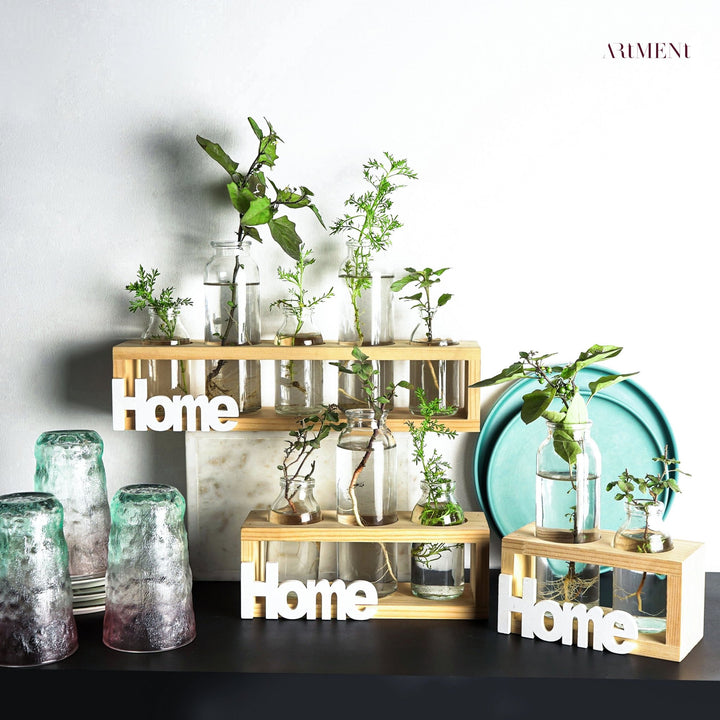 Home Glass Tube Vase Set - The Artment