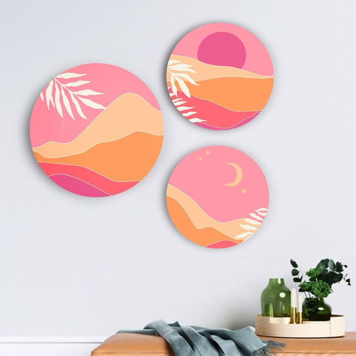 Hues of Pink Landscape Canvas (Matte Finish) - The Artment